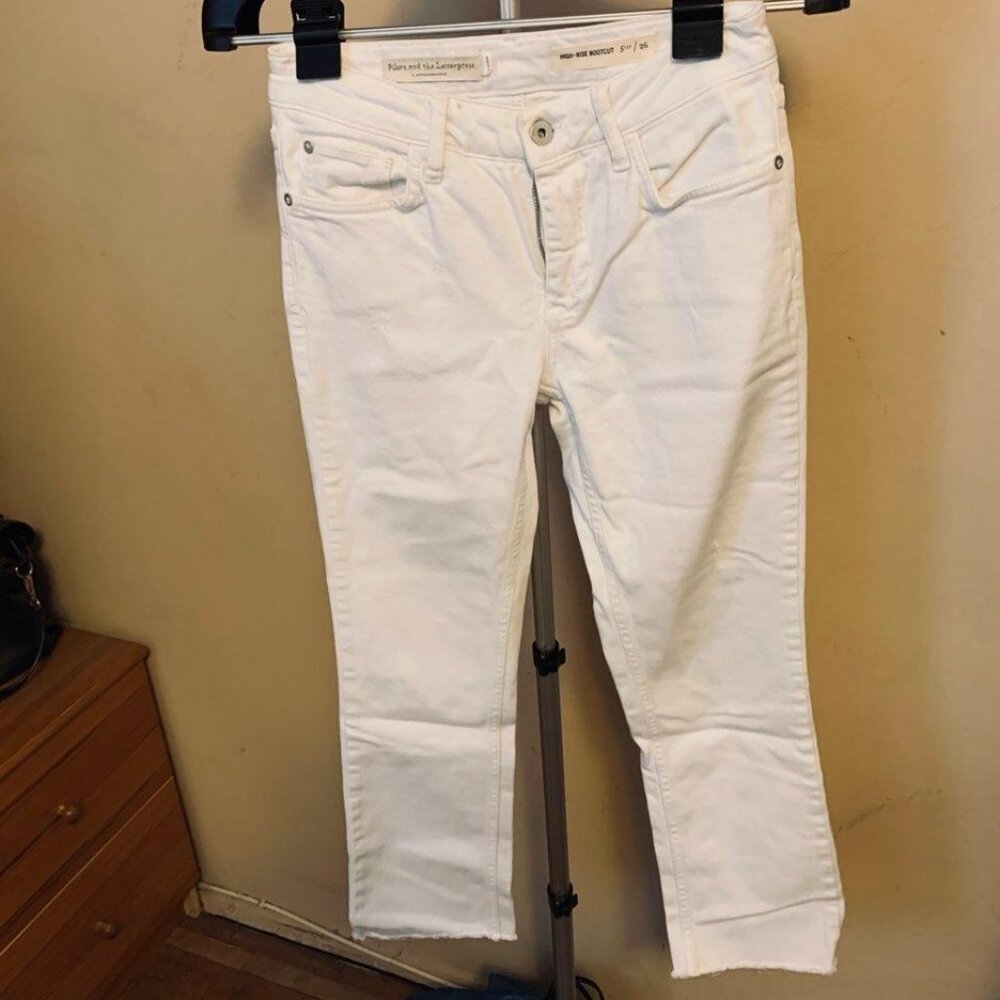 Pilcro and the Letterpress (anthropologie) high rise boot cut